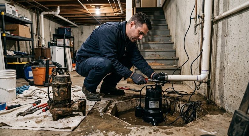 Basement Sump Pump Service in Providence, RI