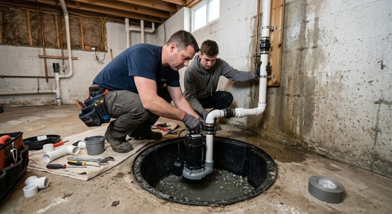 Basement Sump Pump Service in Des Moines, IA