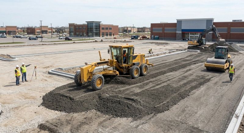 Parking Lot Excavation in Alpharetta, GA