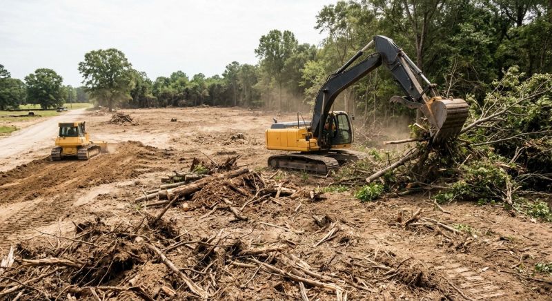 Commercial Lot Clearing in Houston, TX
