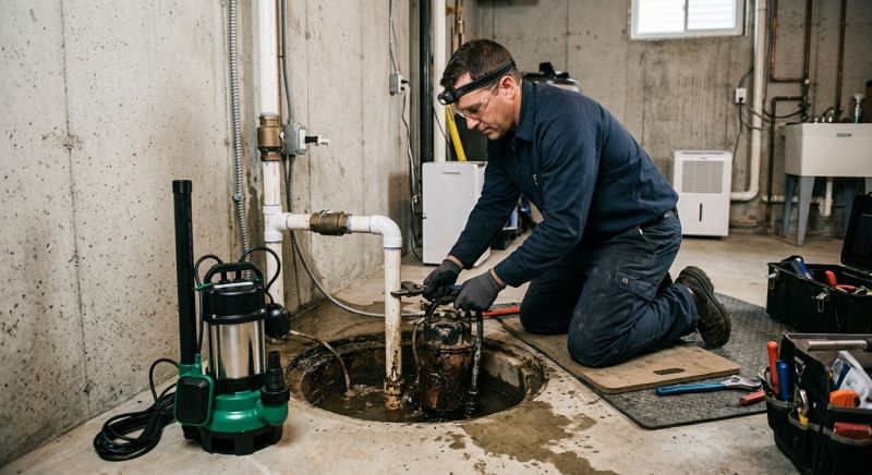 Drainage Pump Installation in Huntsville, AL