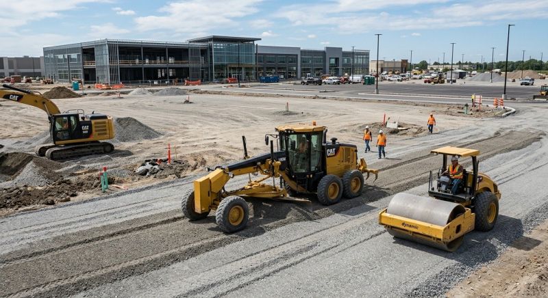 Parking Lot Excavation in Pearland, TX